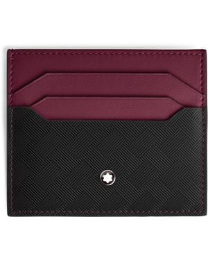 Montblanc Leather Meisterstück Card Holder - Purple