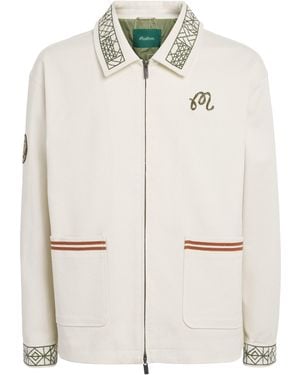 Malbon Stretch-Cotton Harvest Jacket - White