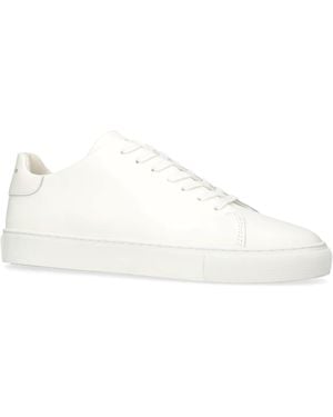 Kurt Geiger Leather Lennon Trainers - Natural