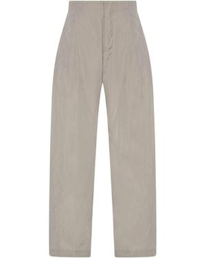 The Row Malaya Silk-Blend Trousers - Grey