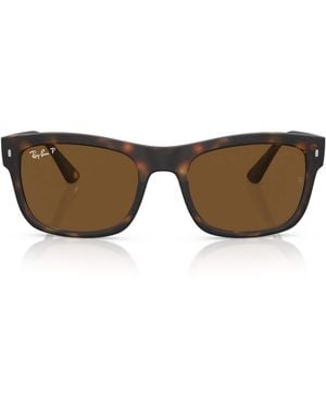 Ray-Ban Tortoiseshell Square Sunglasses - Brown
