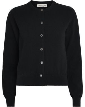 Johnstons of Elgin Cashmere Iris Cardigan - Black
