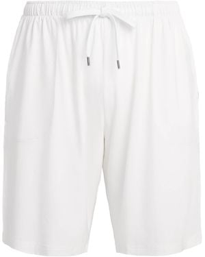 Derek Rose Micromodal Basel Sweatshorts - White