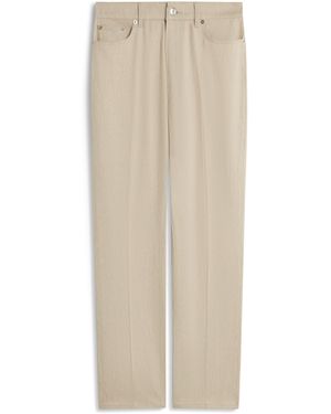 dunhill Wool-Blend Denim Trousers - Natural