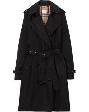 Burberry Lightweight Kensington Trench Coat - Black