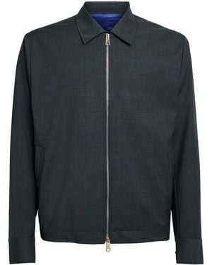 Paul Smith Wool Harrington Jacket - Black