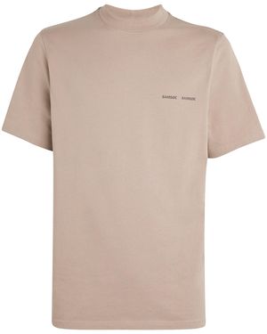 Samsøe & Samsøe Cotton Logo T-Shirt - Natural