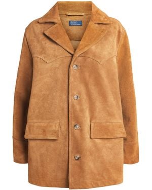 Polo Ralph Lauren Suede Western Jacket - Brown