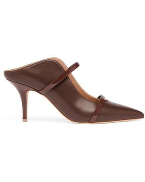 Malone Souliers Leather Maureen Heeled Mules 70 - Brown