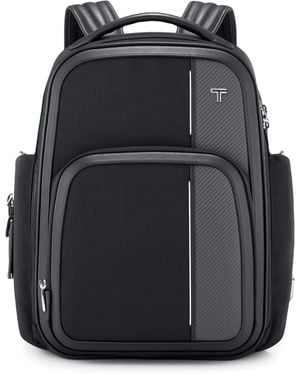 Tumi Leather Arrivé Barker Backpack - Black