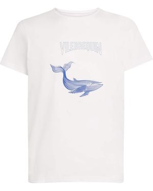 Vilebrequin Cotton Thom Whales T-Shirt - White