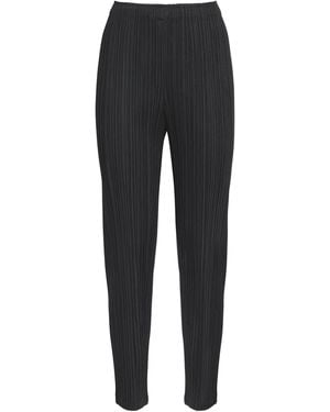 Pleats Please Issey Miyake Thicker Bottoms 2 Trousers - Black