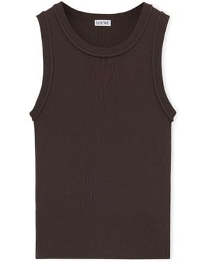 Loewe Anagram Tank Top - Brown