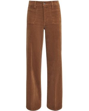 FRAME Corduroy Le Slim Palazzo Pants - Brown