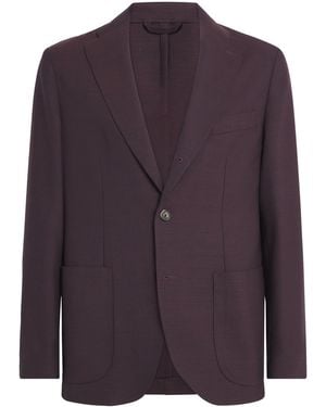 Eton Lana Tech Blazer - Purple