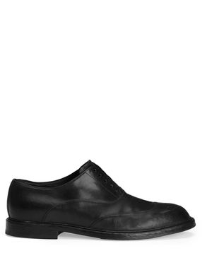 Dolce & Gabbana Leather Oxford Shoes - Black