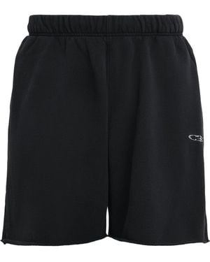 Cole Buxton Cotton Jersey Sweatshorts - Black