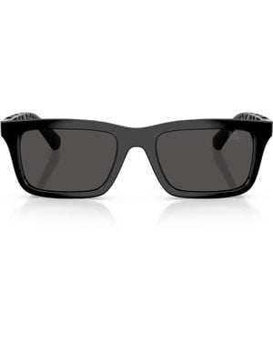 Burberry Injected Be4475U Rectangular Sunglasses - Black