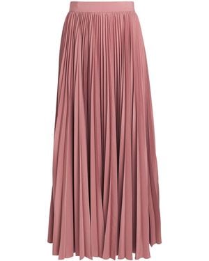 Eleventy Pleated Maxi Skirt - Red