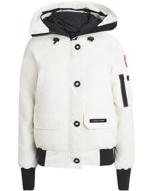 Canada Goose Down-Filled Chilliwack Bomber Jacket - White
