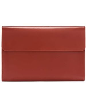 Swaine Leather Eton Document Holder - Red