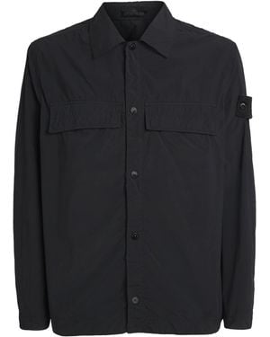 Stone Island Nylon Tela Overshirt - Black