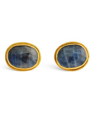 Broski And Sapphire Cufflinks - Blue