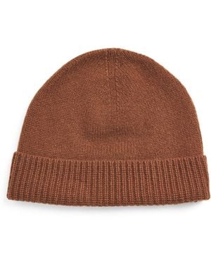 JOSEPH Cashmere Chia Beanie Hat - Brown