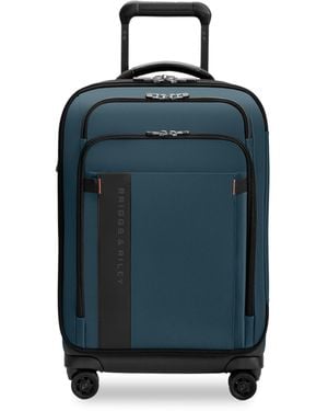 Briggs & Riley Zdx Essential Carry-On Spinner Suitcase - Blue