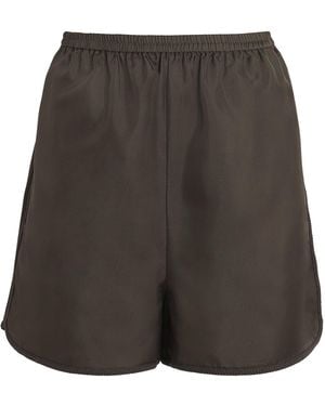 Rohe Silk Taped Shorts - Gray
