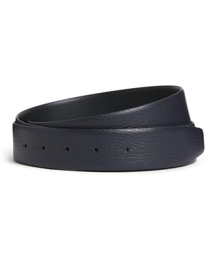 Giorgio Armani Leather Reversible Belt Strap - Blue