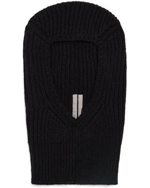 Rick Owens Wool Balaclava - Black
