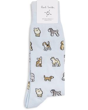 Paul Smith Dog Socks - White