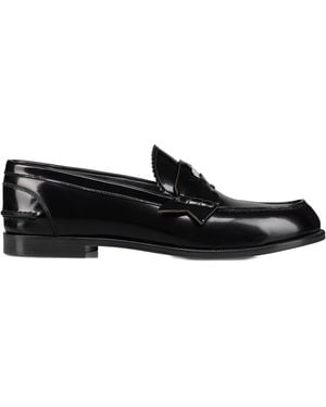 Christian Louboutin Penny Donna Leather Loafers - Black