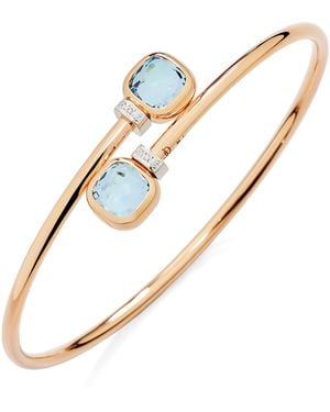 Pomellato Mixed, Topaz And Diamond Nudo Bangle - Metallic
