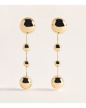 Carolina Herrera Sphere Drop Earrings - Natural