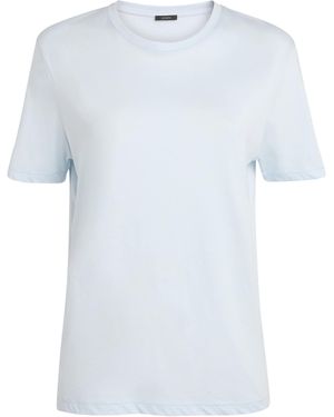 JOSEPH Cotton-Silk T-Shirt - White