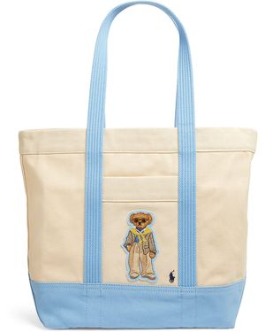 Polo Ralph Lauren Medium Polo Bear Tote Bag - Blue