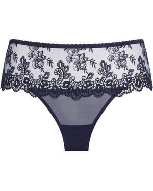Simone Perele Lace Passion Briefs - Blue