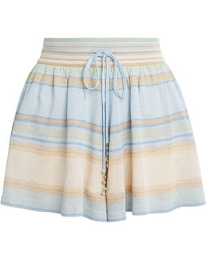 Zimmermann Indra Stripe Shorts - Blue