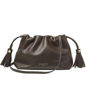 Aspinal of London Leather East West Hudson Cross-Body Bag - Brown