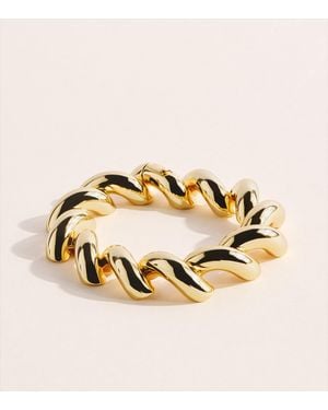 Eddie Borgo Plated Torsade Bracelet - Metallic