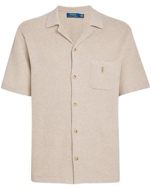 Polo Ralph Lauren Cotton Knitted Shirt - Natural