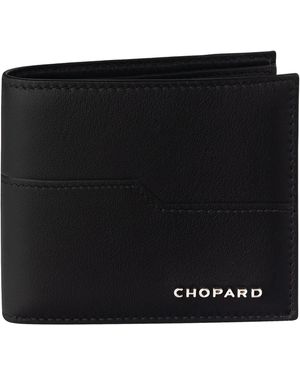 Chopard Mini Leather Heritage Bifold Wallet - Black
