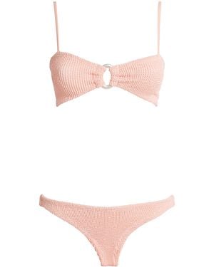 Hunza G Misty Pearl Hoop Bikini - Pink