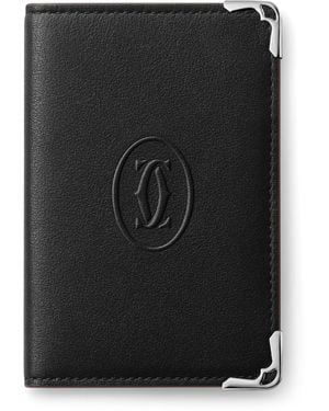 Cartier Leather Must Card Holder - Black