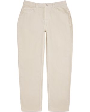 Officine Generale Cotton Corduroy 5-Pocket Trousers - Natural
