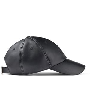 Givenchy Lambskin Logo Baseball Cap - Black