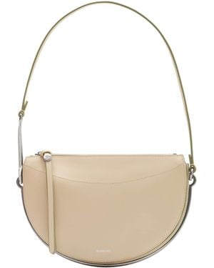 Burberry Small Bridle Saddle Bag - Natural