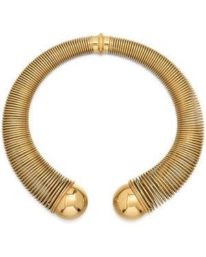 Alaïa Spiral Choker - Metallic
